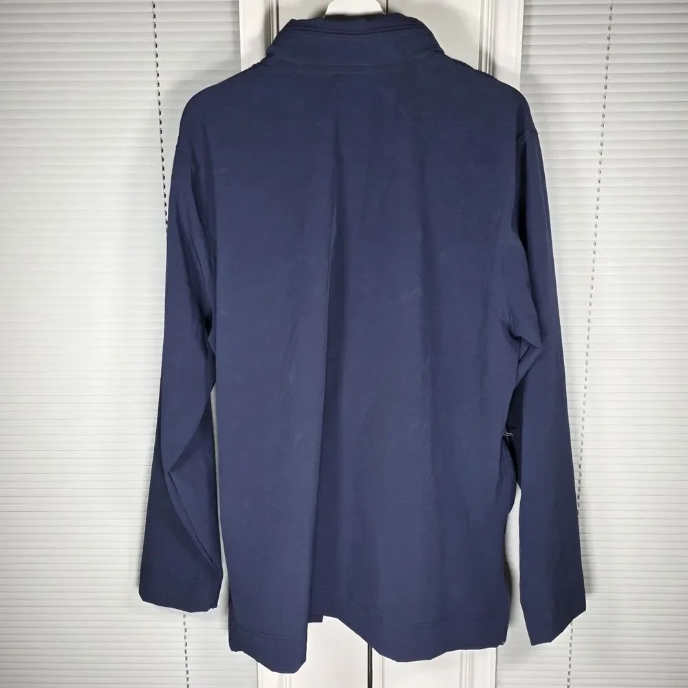 Nike Arizona Wildcats Large Sideline Coach Long-Sleeve Half-Zip Jacket Hooded